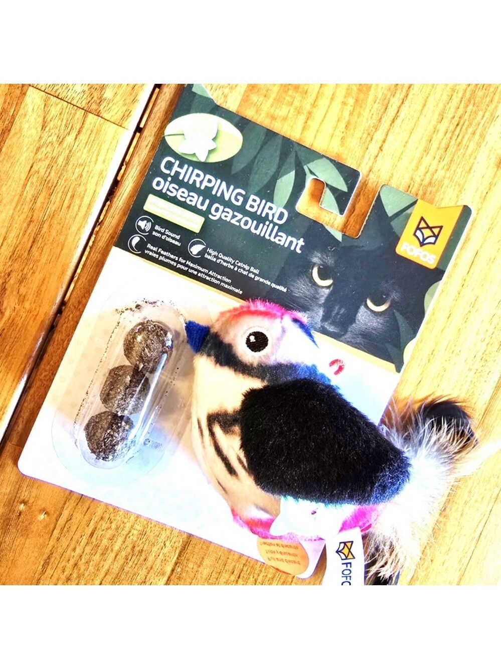 NEW! BarkButler x Fofos  Chirping Bird Cat Toy